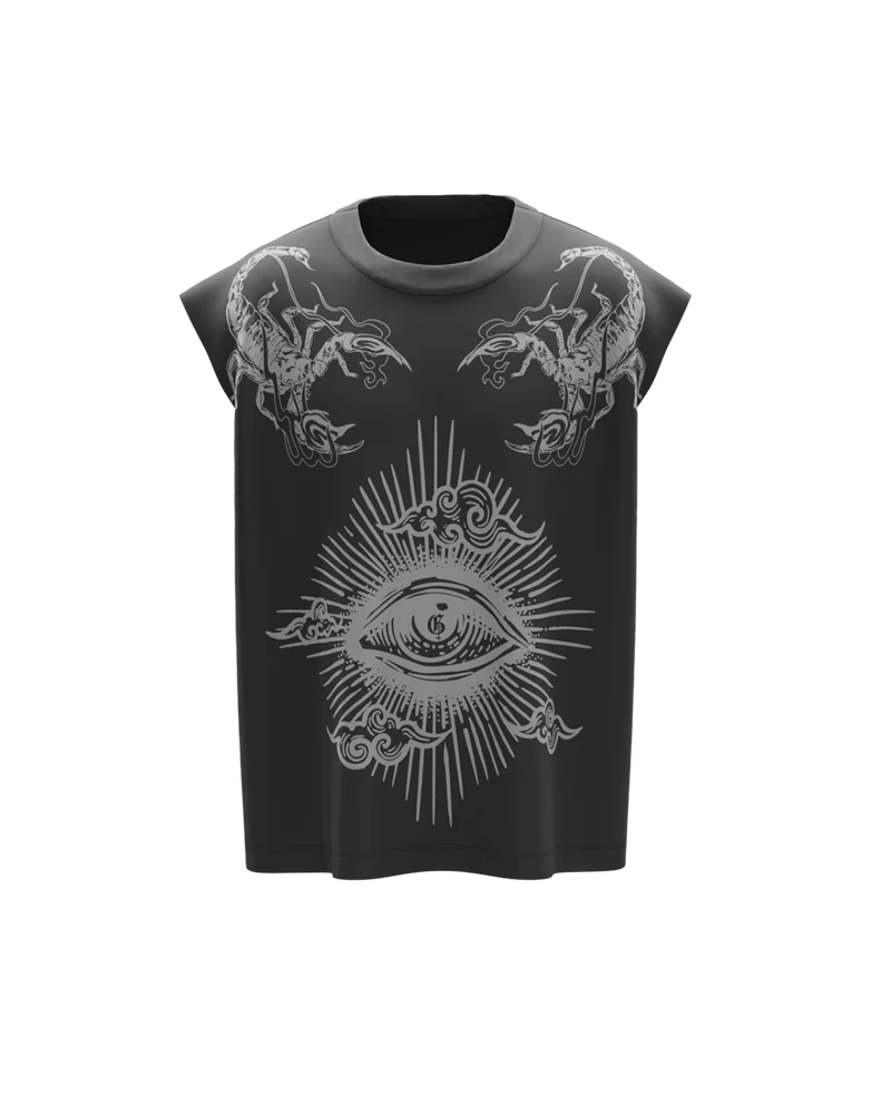 Dusk Grey Unisex Boxy Vest
