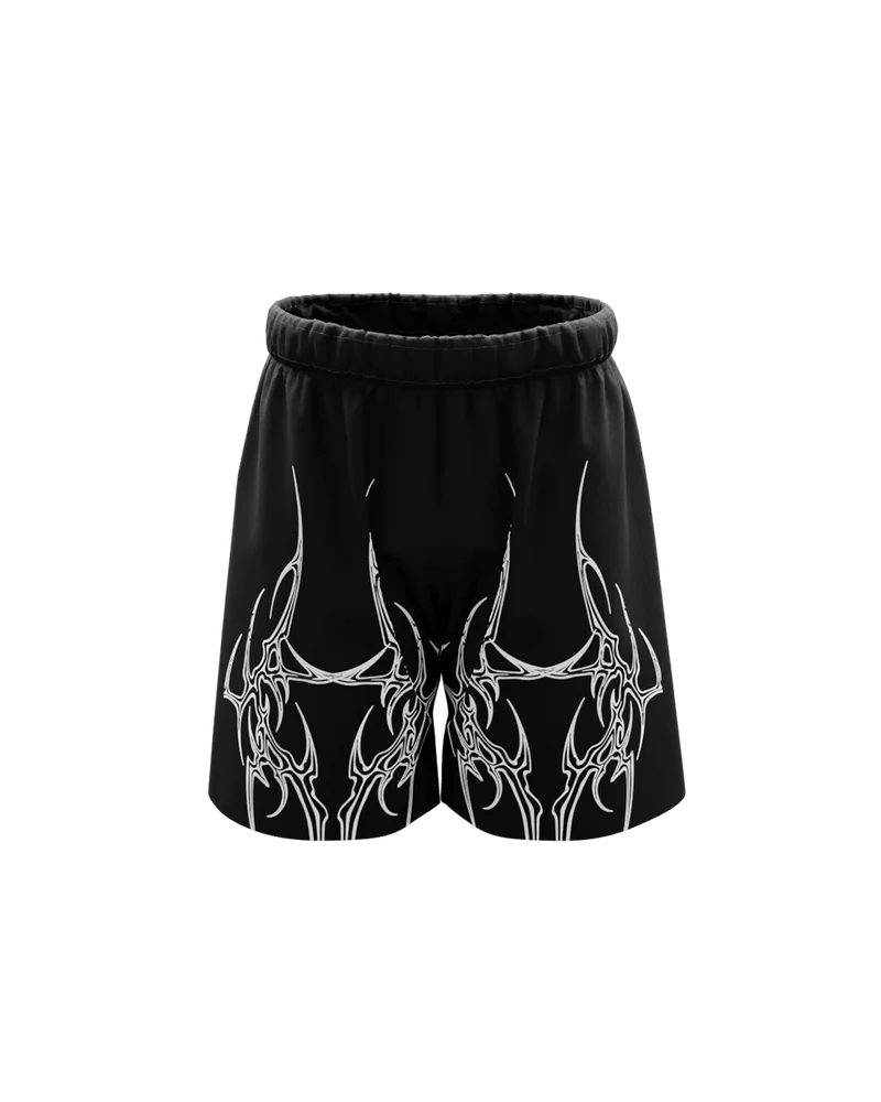 Mini-Mutation Unisex Black Shorts
