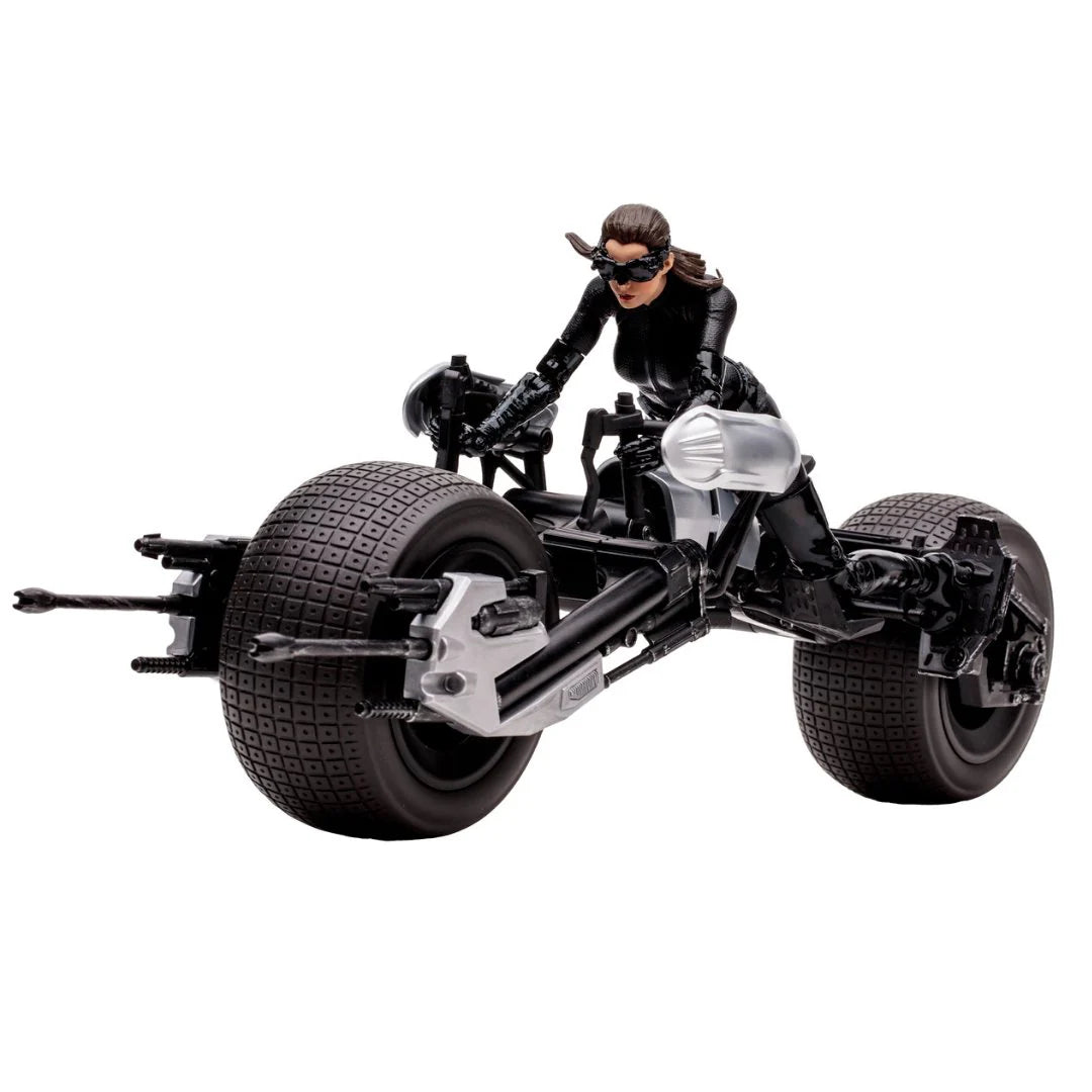 The Dark Knight Rises Batpod With Catwoman figure by Mcfarlane Toys
