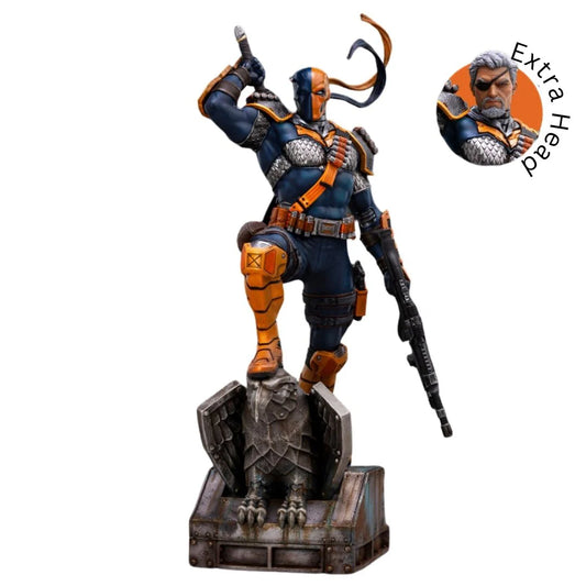 Death Stroke Statue Statue By Iron Studios