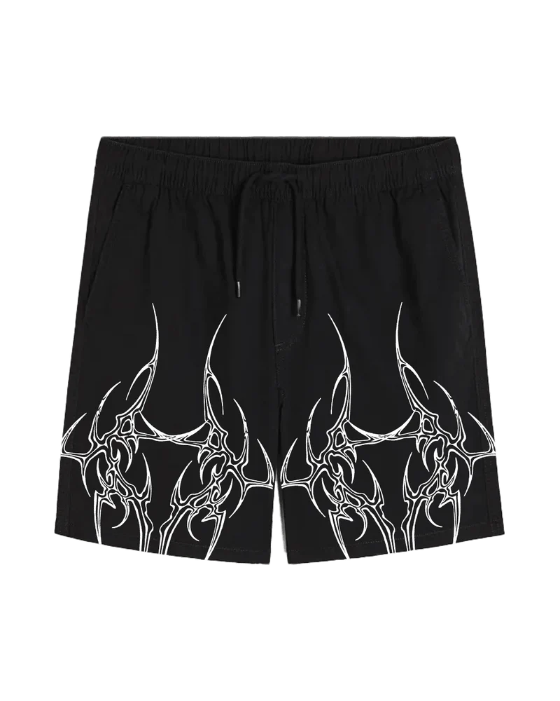 Mini-Mutation Unisex Black Shorts