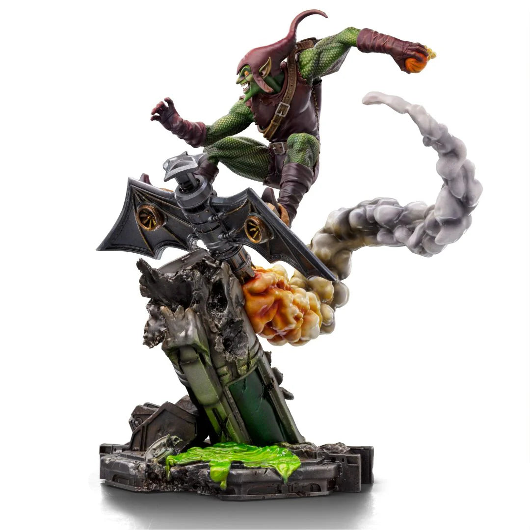 Spiderman Green Goblin Statue By Iron Studios