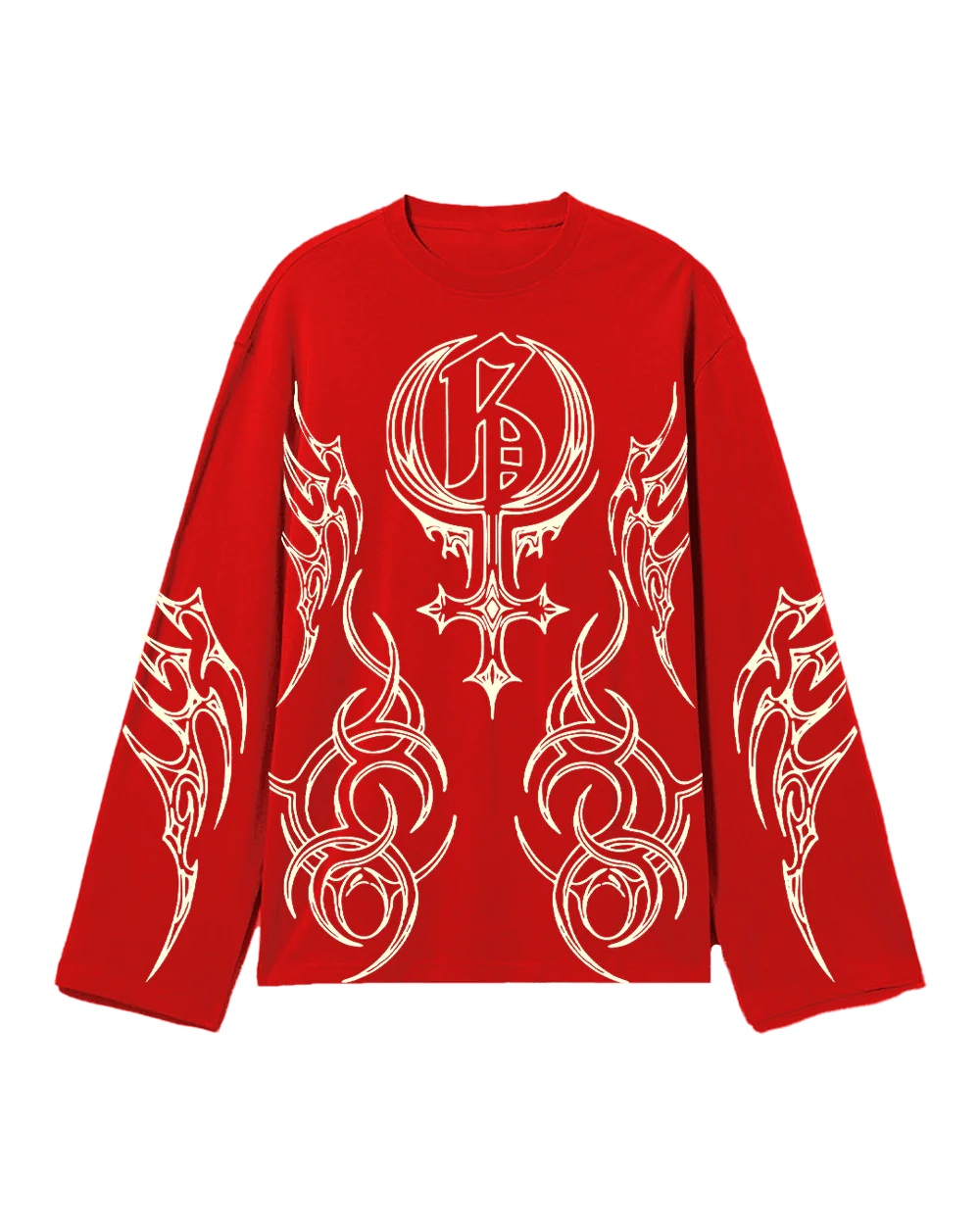 Shakti Red Full Sleeve T Shirt