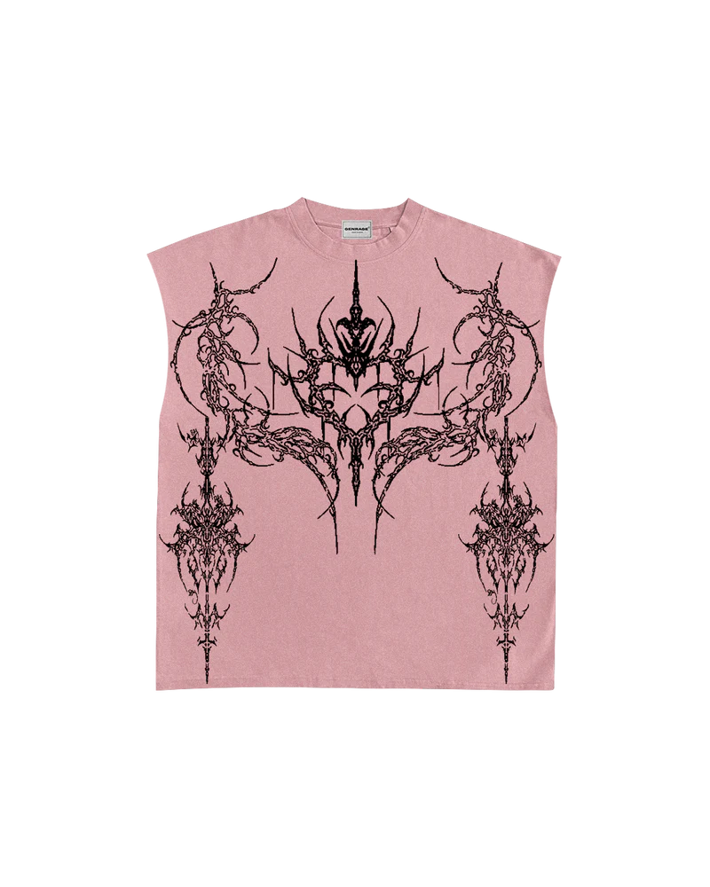 Demon Coral Unisex Boxy Vest