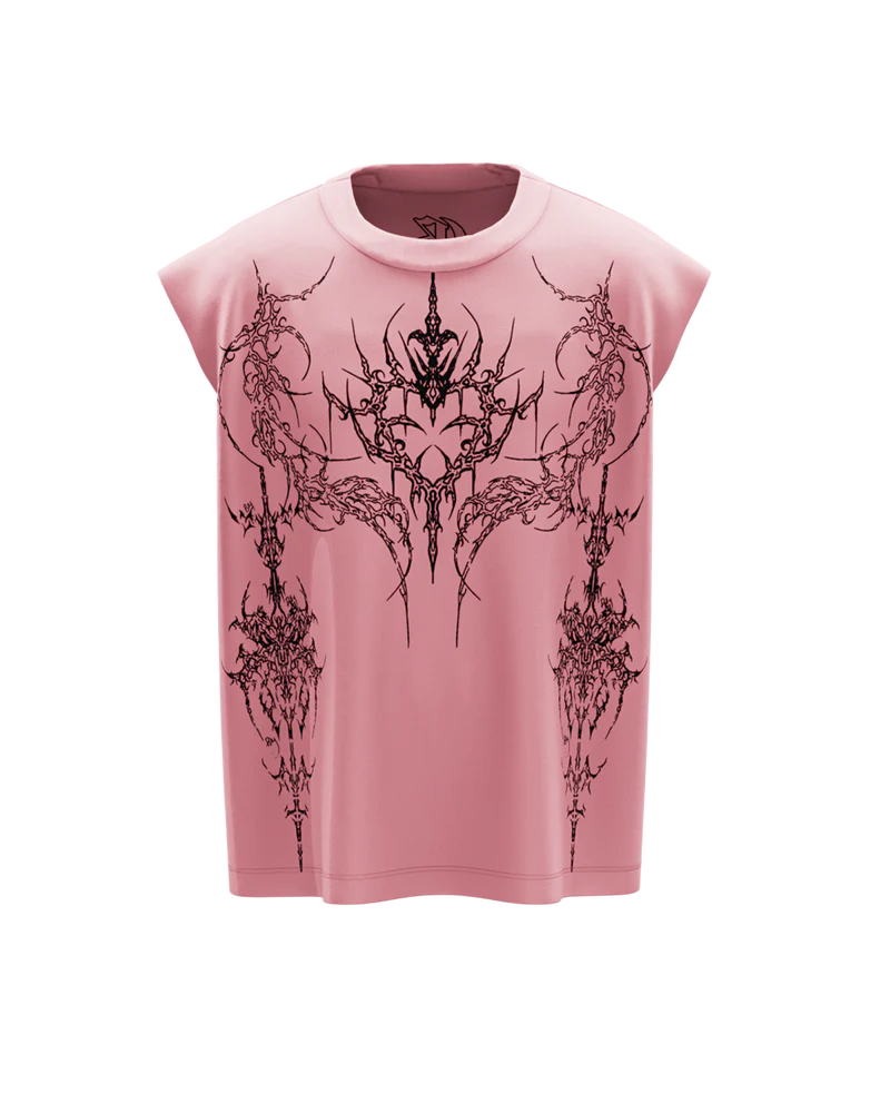Demon Coral Unisex Boxy Vest