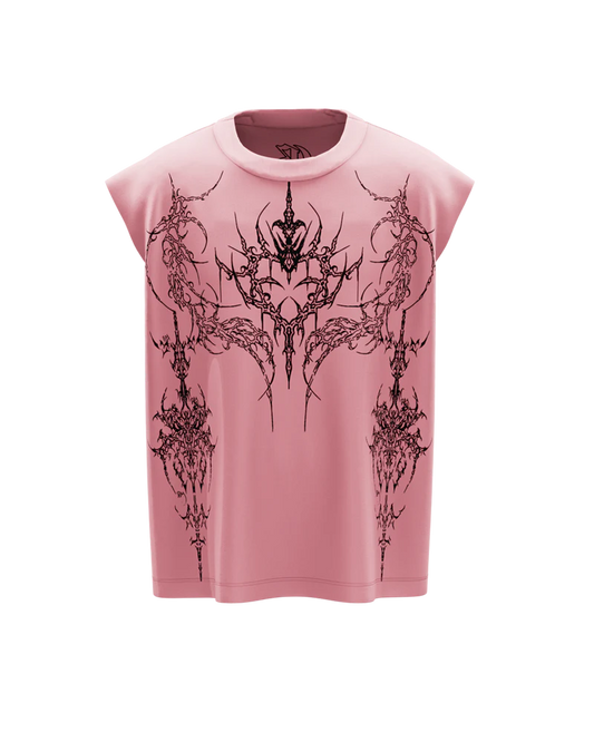 Demon Coral Unisex Boxy Vest