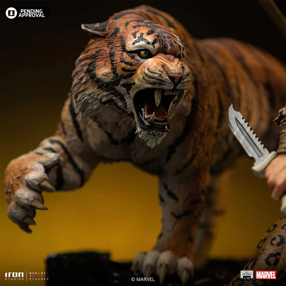 Kraven - Spider-Man Vs Villains Diorama Statue By Iron Studios