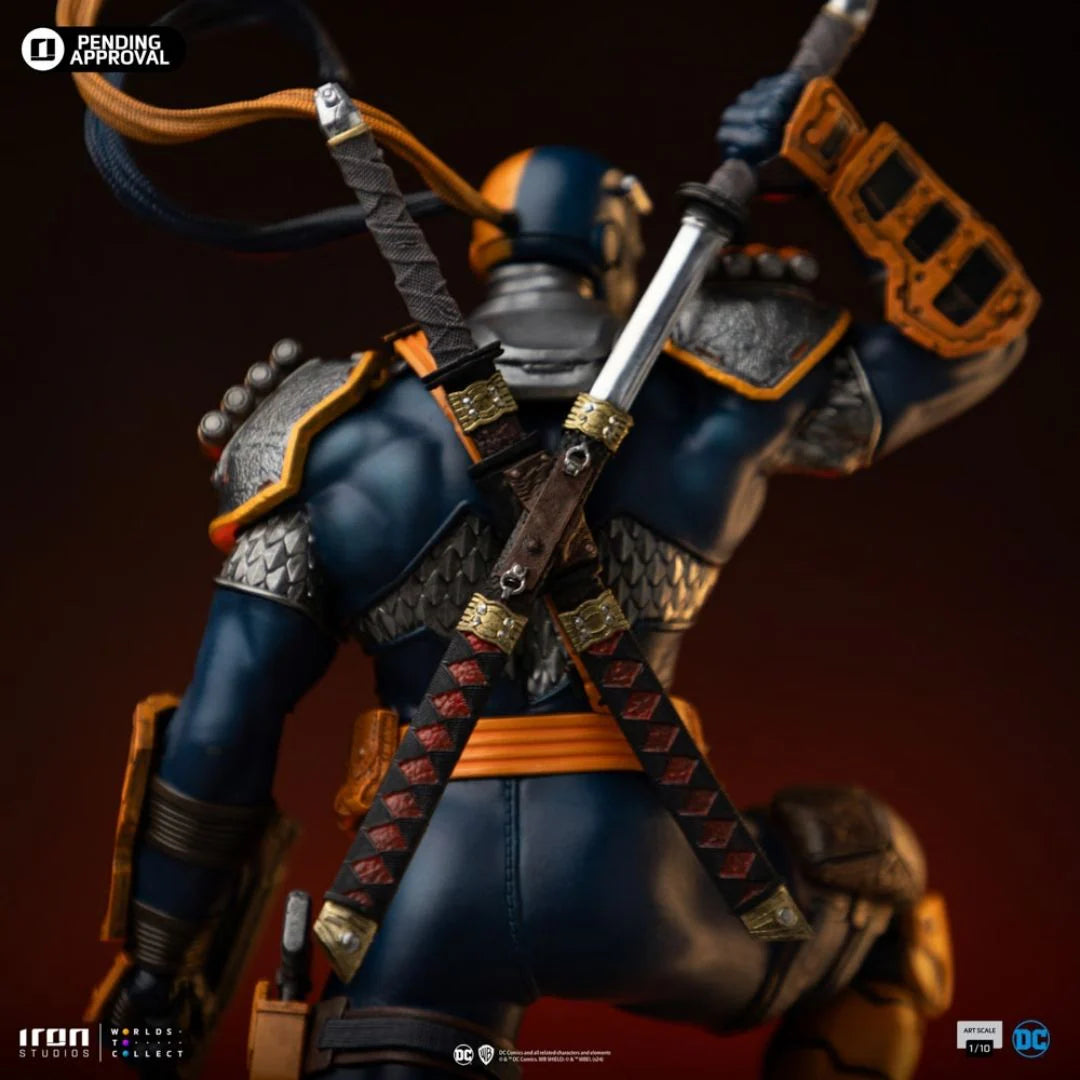 Death Stroke Statue Statue By Iron Studios