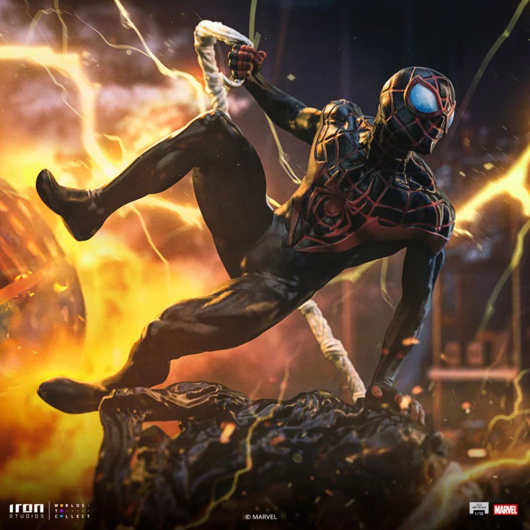 Miles Morales Bds Art Statue By Iron Studios