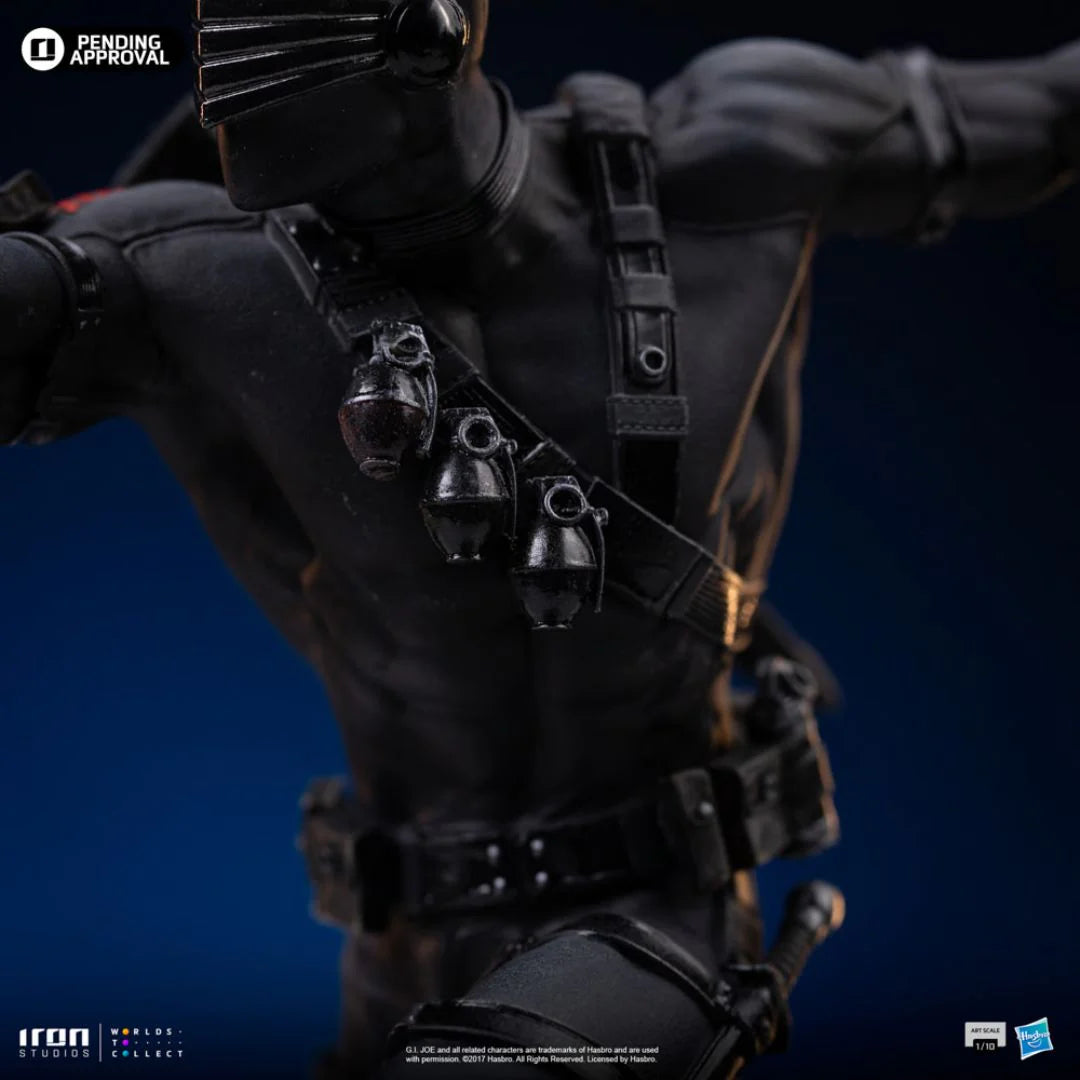G.I Joe Snake Eyes Statue By Iron Studios