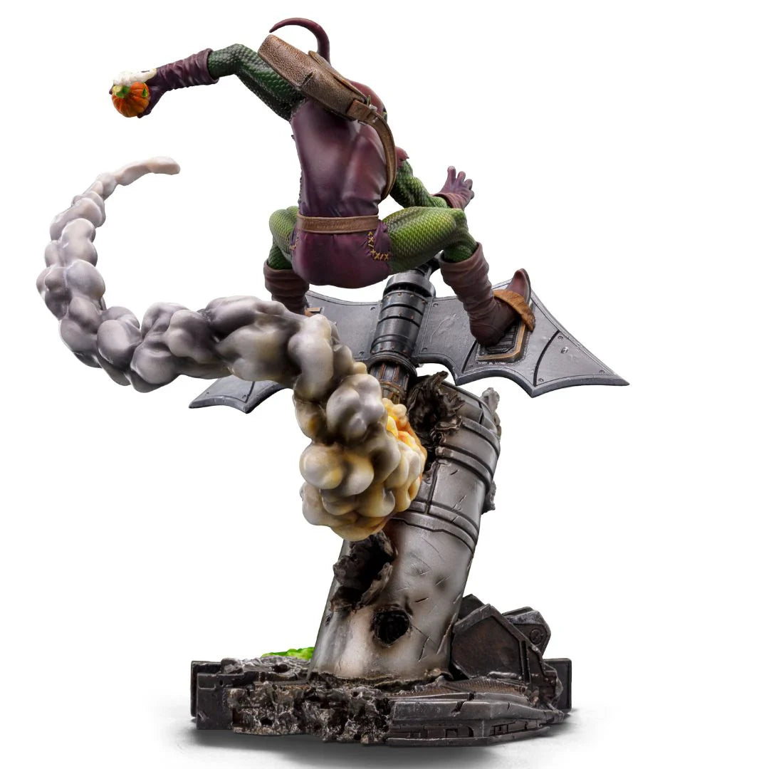 Spiderman Green Goblin Statue By Iron Studios