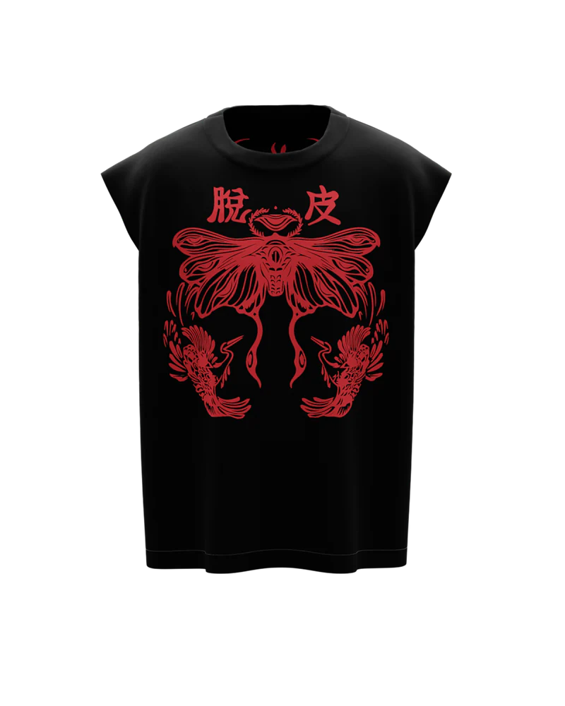 Vitruvian Black Boxy Vest