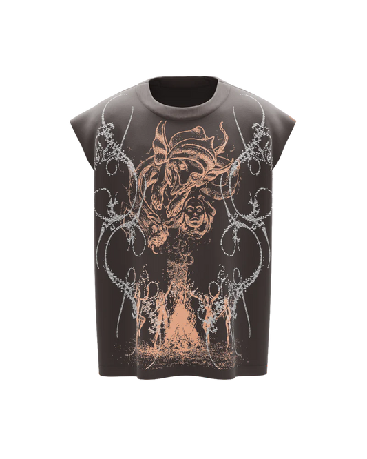 Brutal Brown Unisex Boxy Vest