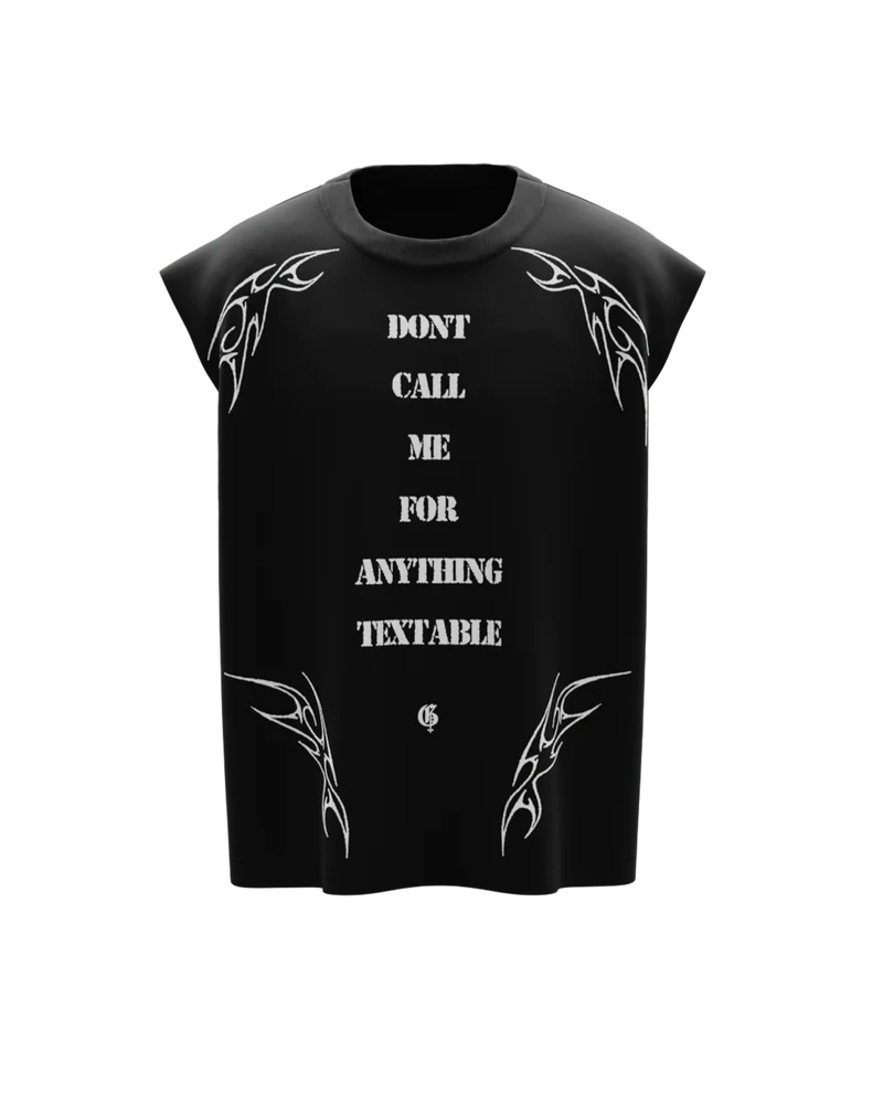 Text Me Unisex Boxy Vest