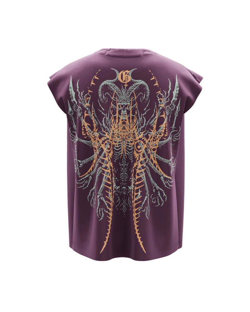 Tantra Unisex Plum Boxy Vest