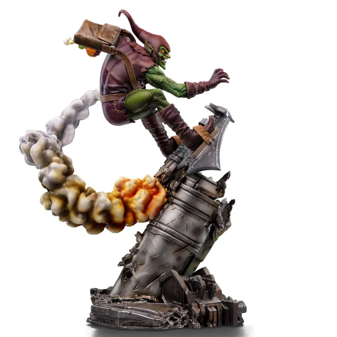 Spiderman Green Goblin Statue By Iron Studios