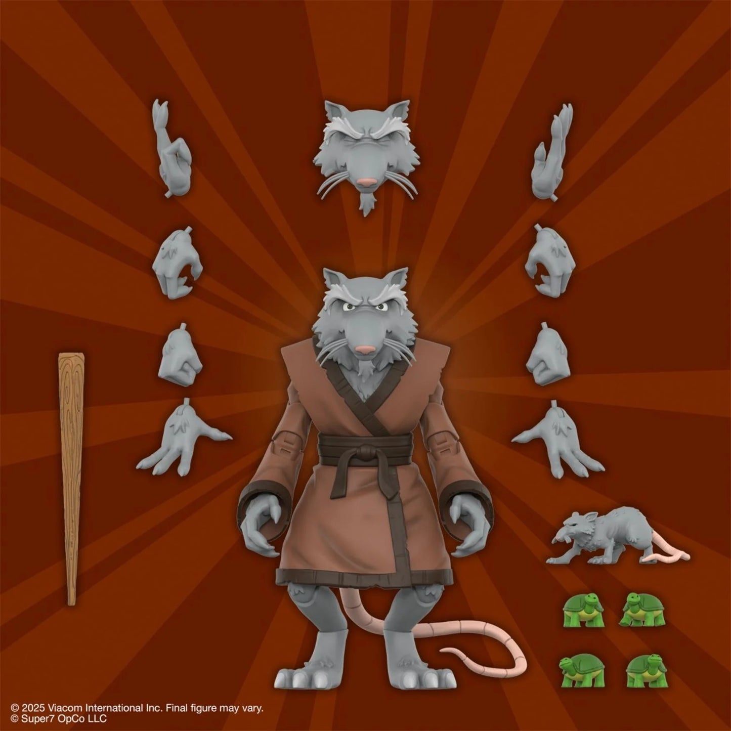 Tmnt Ultimates Splinter Action figure By Super7