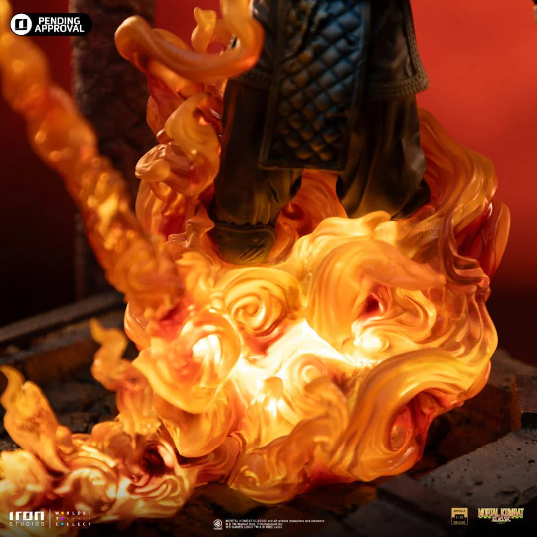 Scorpion Fatality Mortal Kombat Statue By Iron Studios
