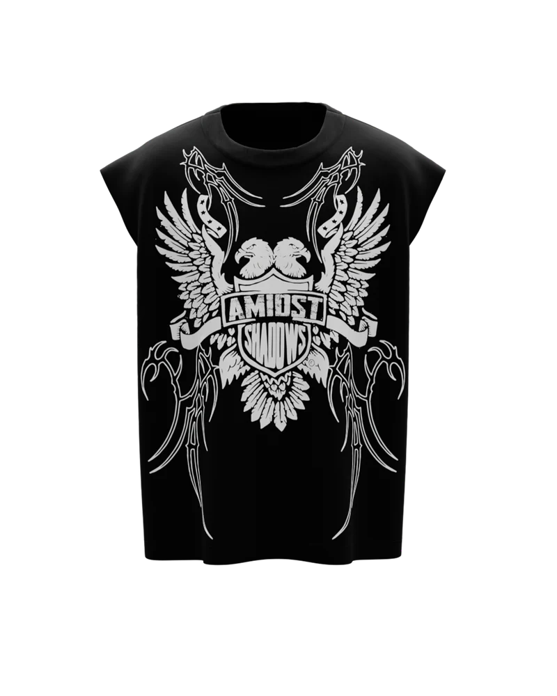 Black Apex Unisex Boxy Vest