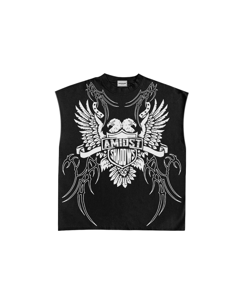 Black Apex Unisex Boxy Vest