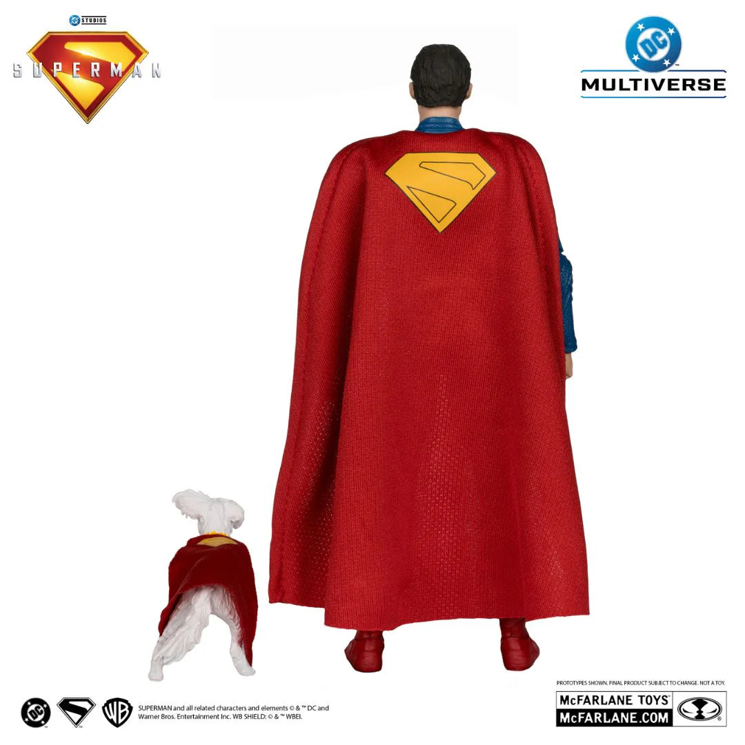 Superman With Krypto The Super Dog (Superman Movie) Deluxe Action Figure By Mcfarlane Toys