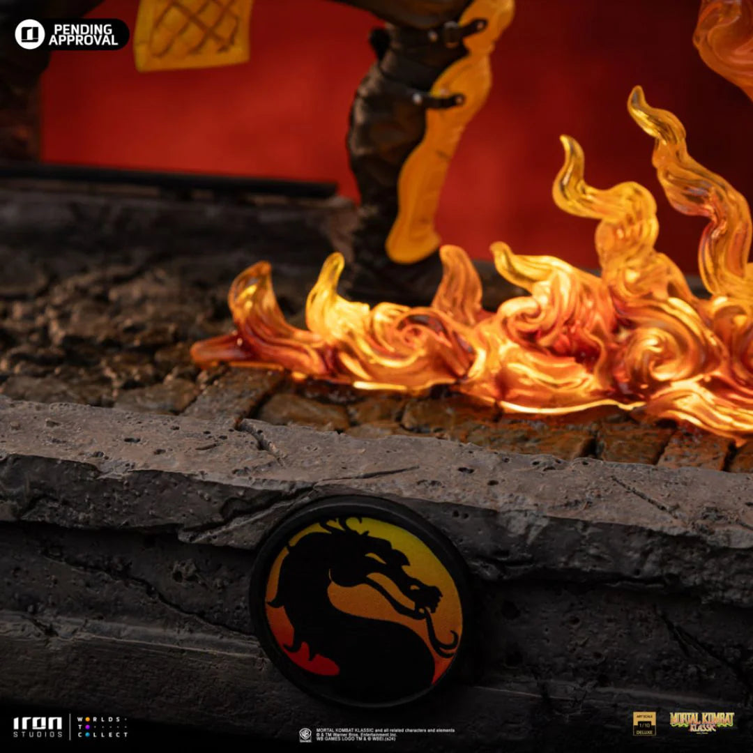 Scorpion Fatality Mortal Kombat Statue By Iron Studios