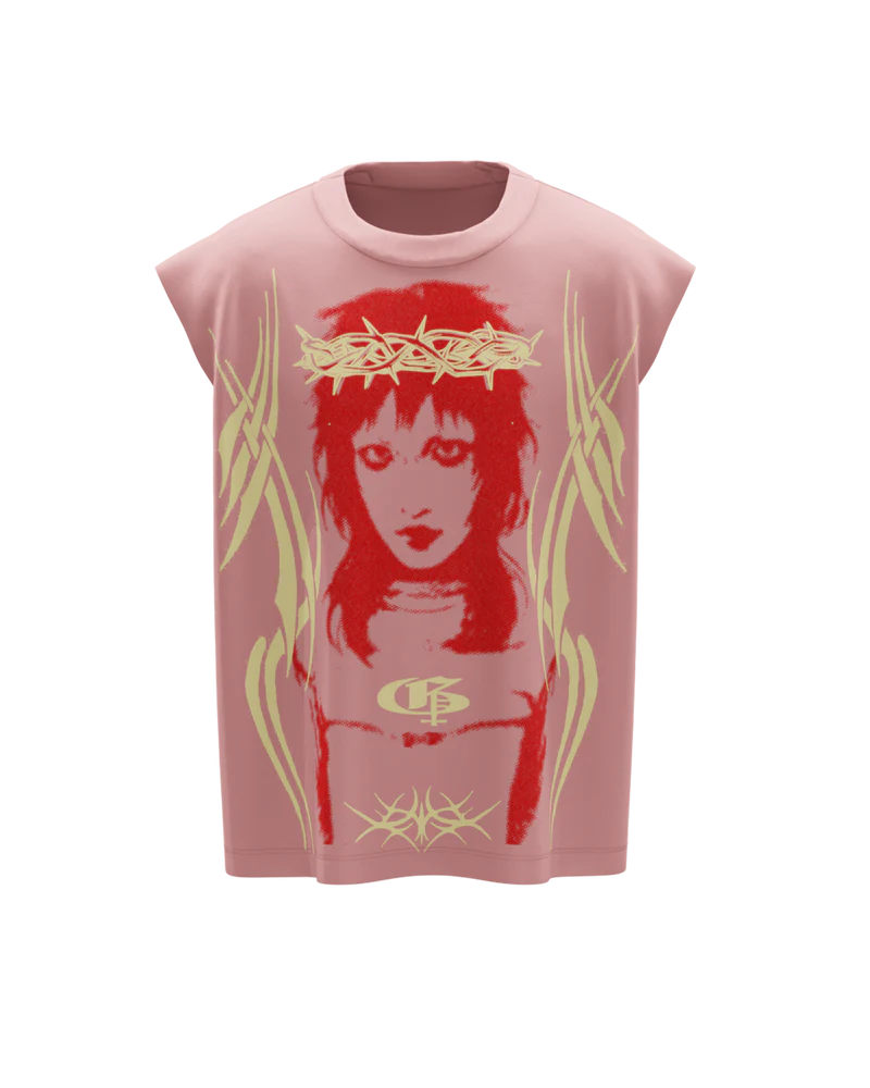 Punk Coral Unisex Boxy Vest