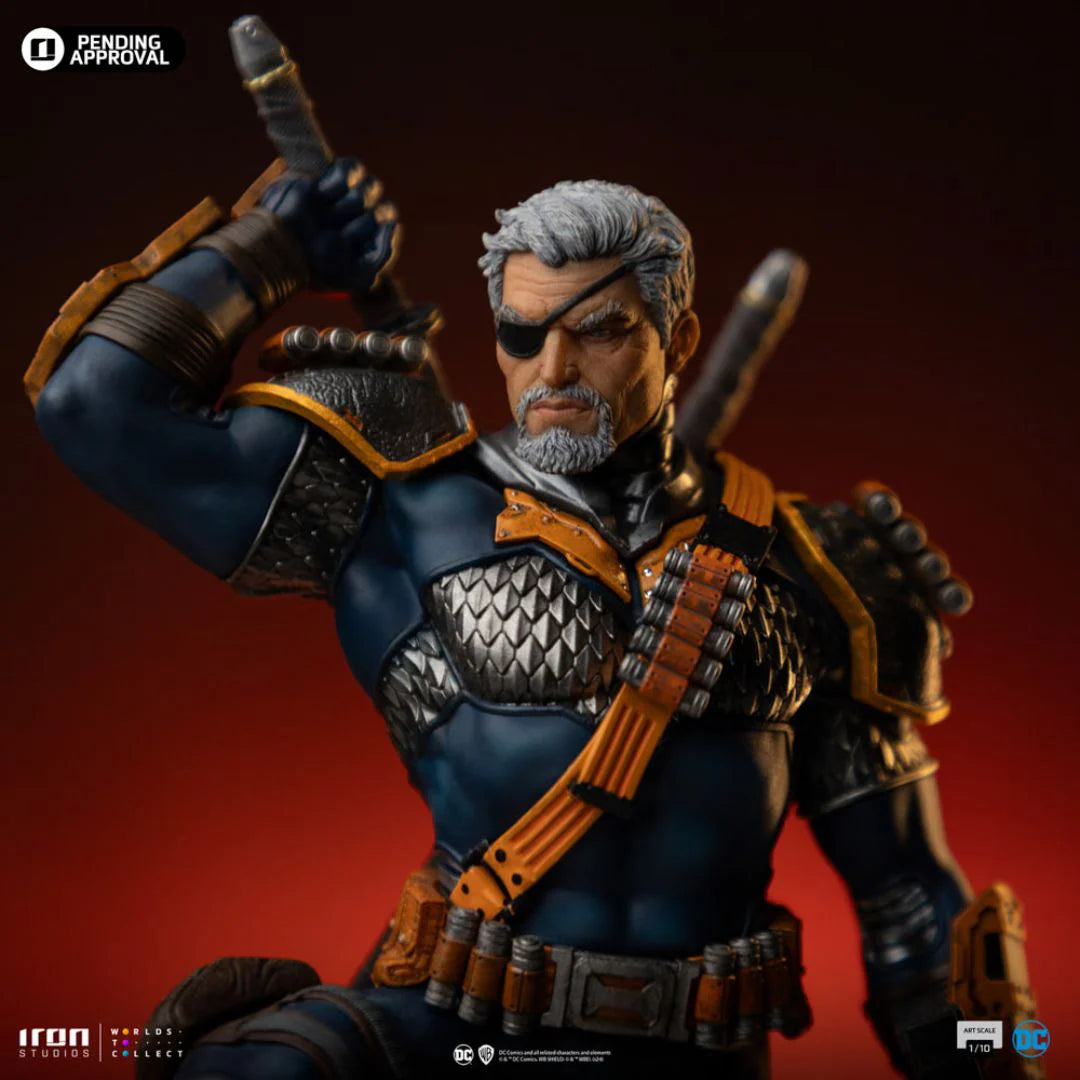 Death Stroke Statue Statue By Iron Studios