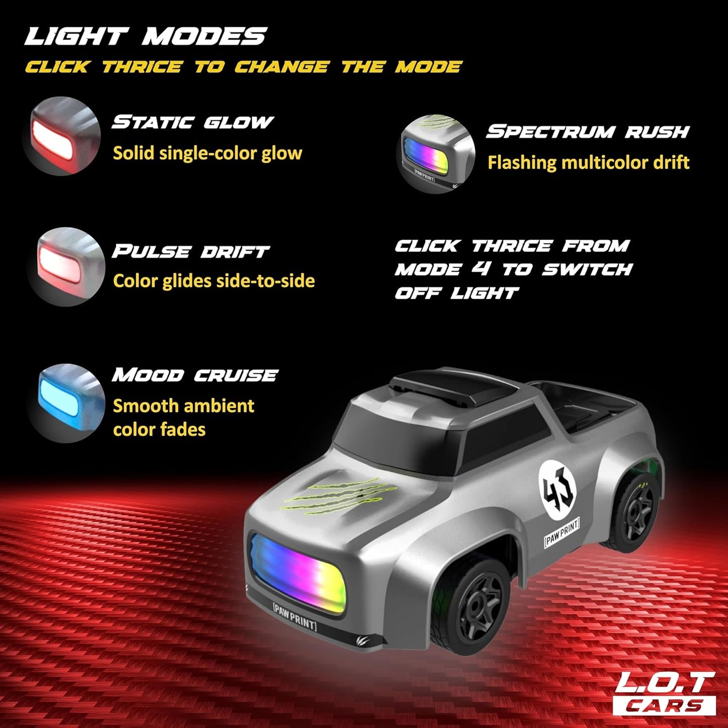 L.O.T TOYS DriftBlaze™ – Compact Power Racer