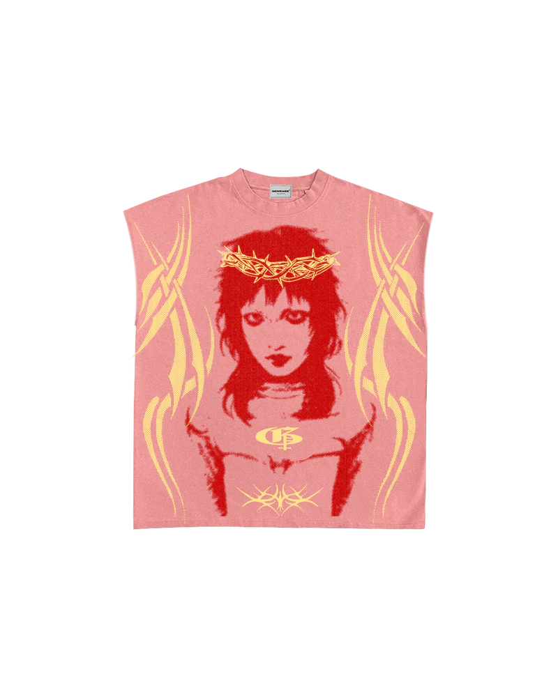 Punk Coral Unisex Boxy Vest