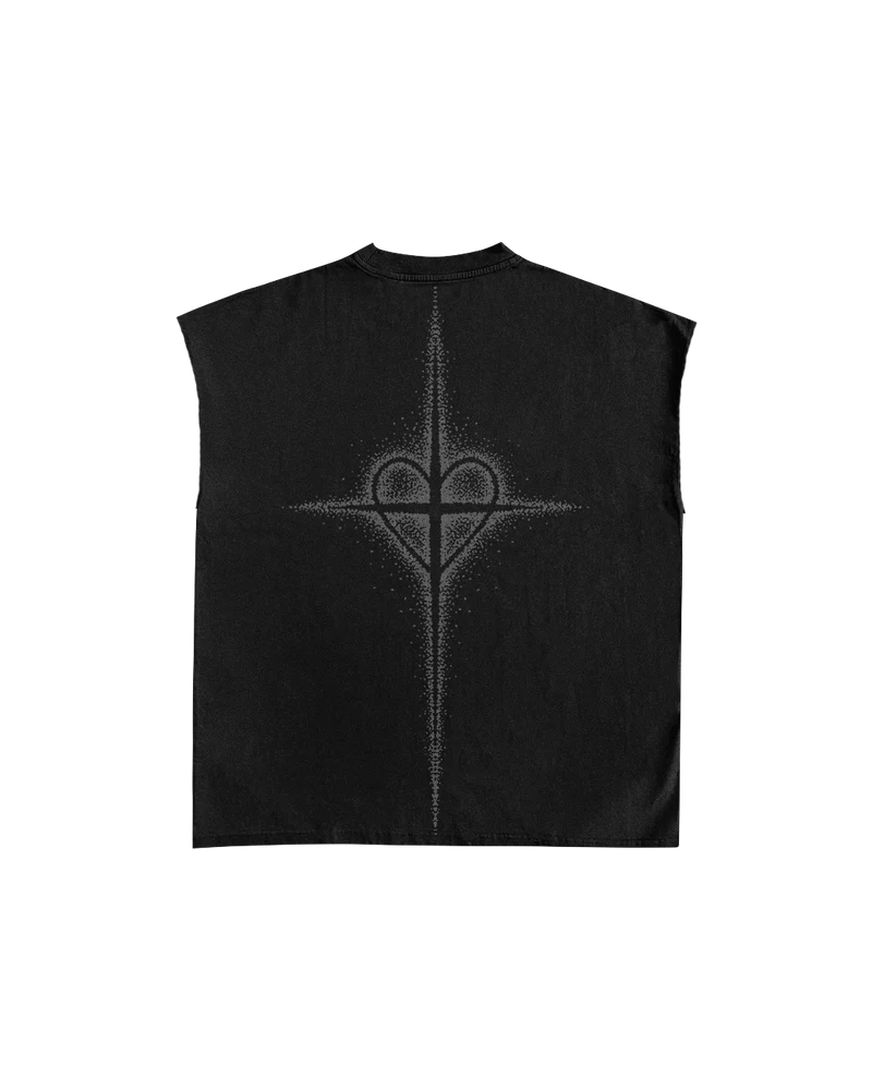 Stellar Black Unisex Boxy Vest