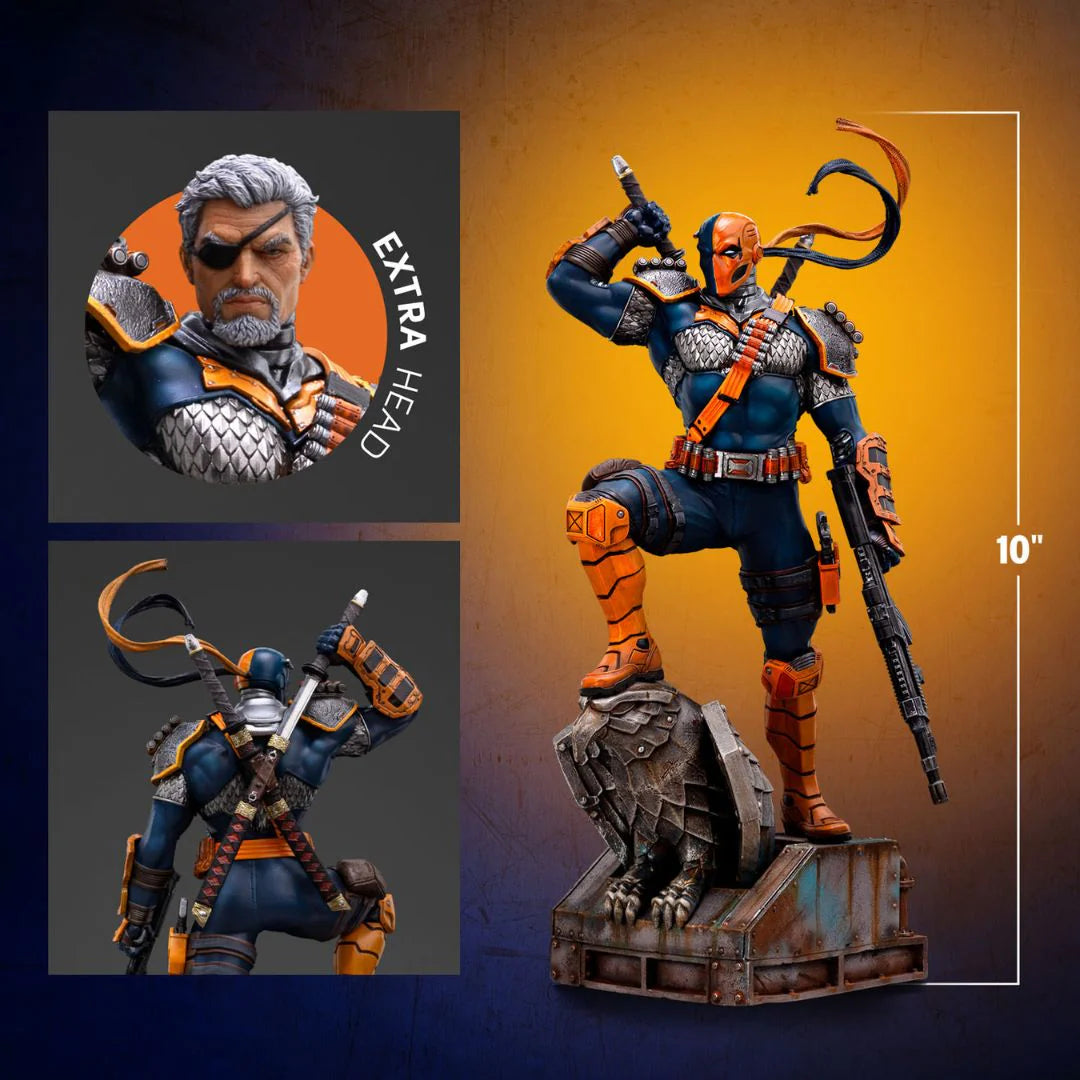 Death Stroke Statue Statue By Iron Studios