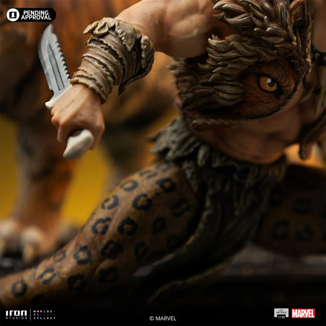 Kraven - Spider-Man Vs Villains Diorama Statue By Iron Studios