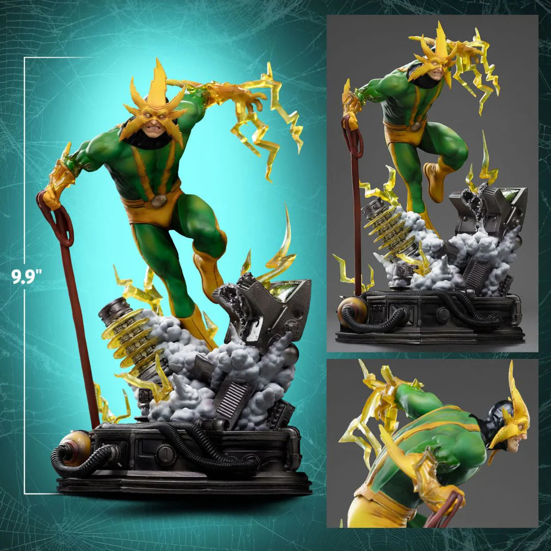 Spider-man Electro Bds Statue By Iron Studios