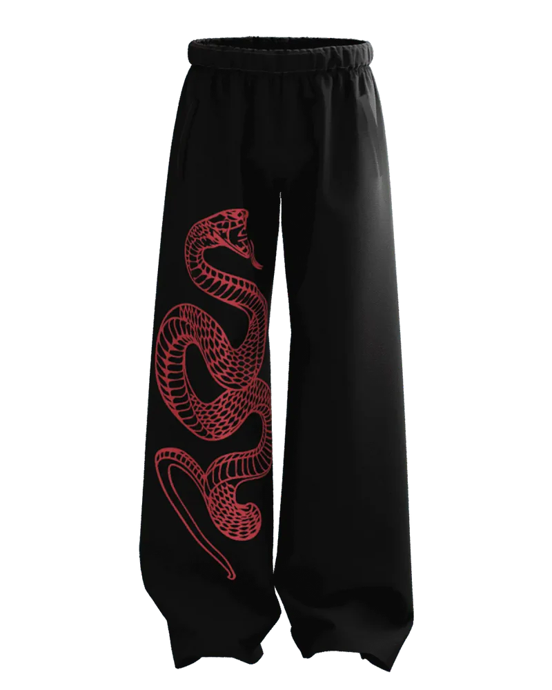 Pythonic Unisex Straight Fit Baggy Pants