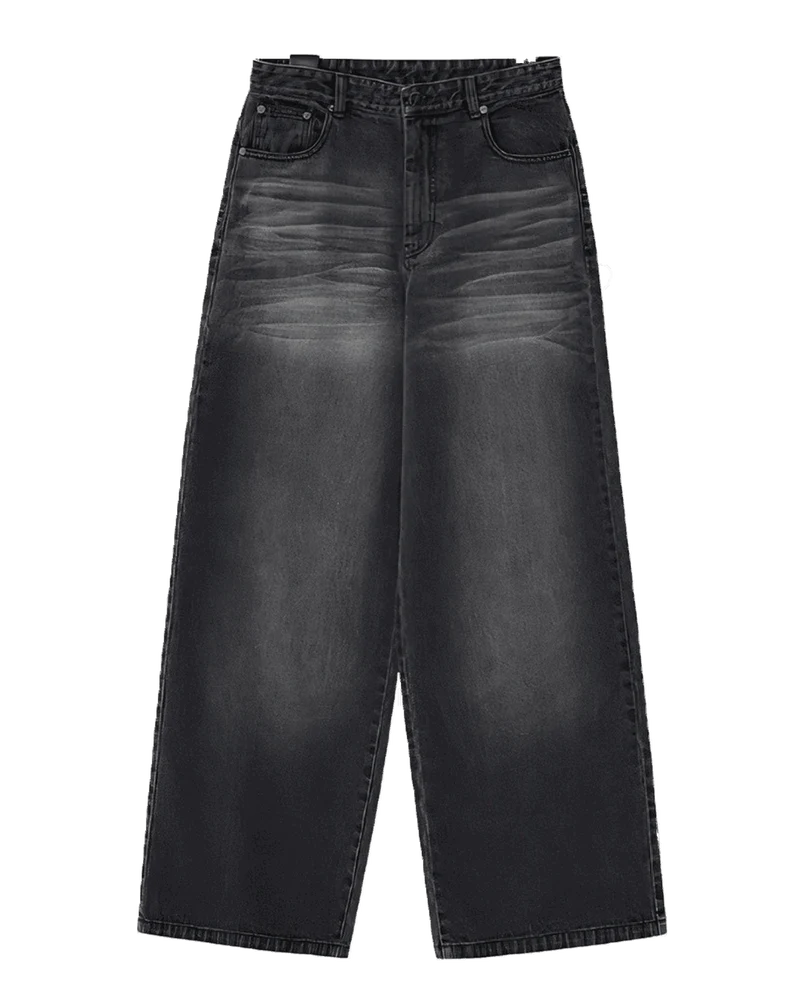 Diablo Vintage Washed Baggy Jeans