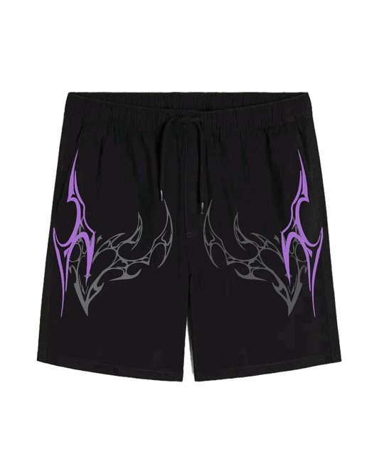 Lethal Unisex Black Shorts