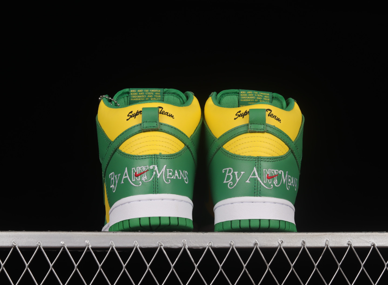 Supreme x Nike “By Any Means” – Yellow Green Brazil