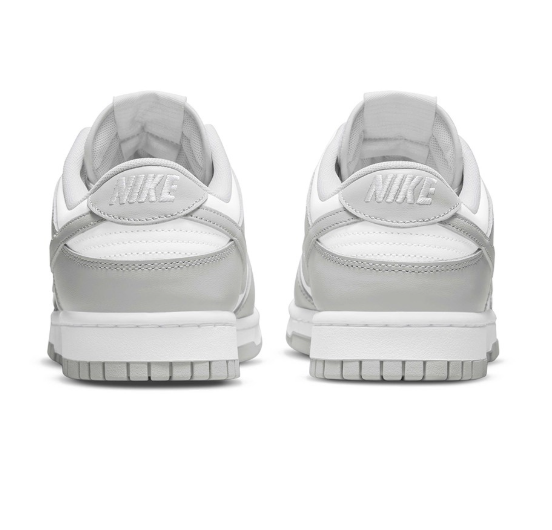 NIKE SB DUNK GREY LEATHER SHOES