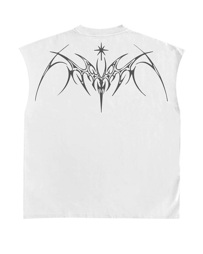 Kyron White Boxy Vest