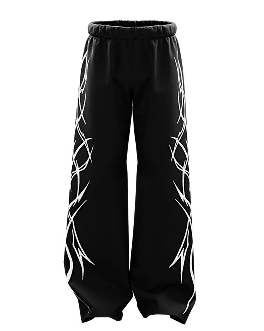 Black Nexus Unisex Straight Baggy Pants