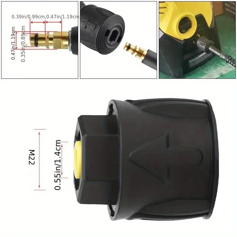 HIGH-PRESSURE CAR WASH SPRAY GUN