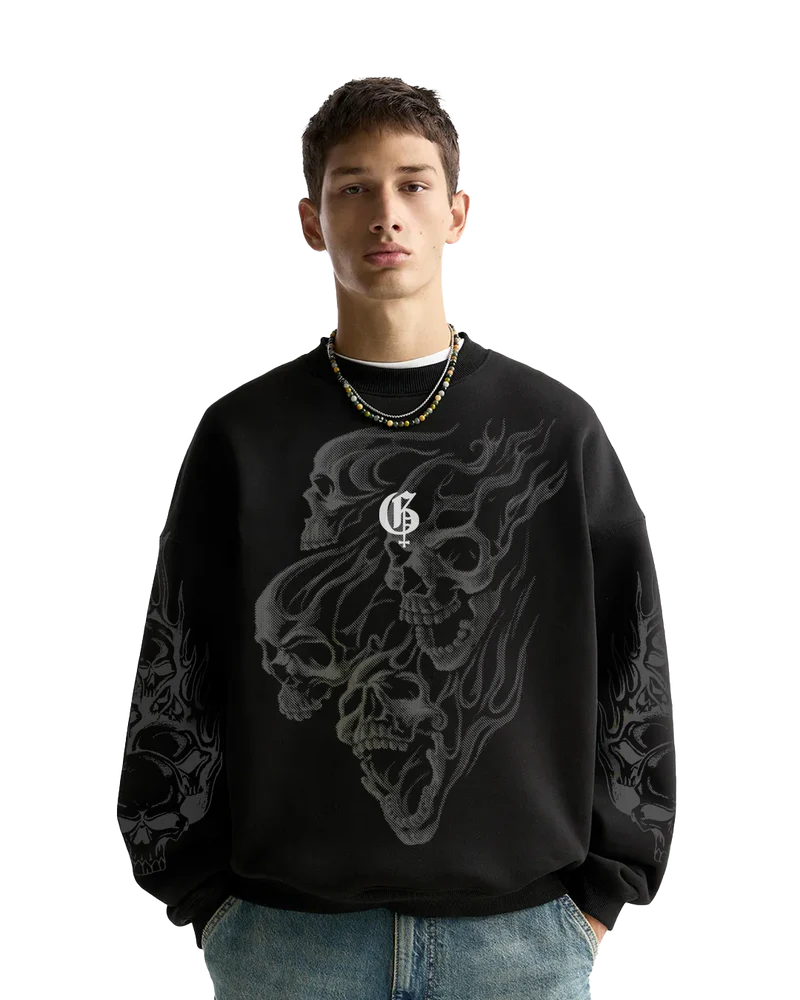 Reaper Boxy Long Sleeves Sweatshirt