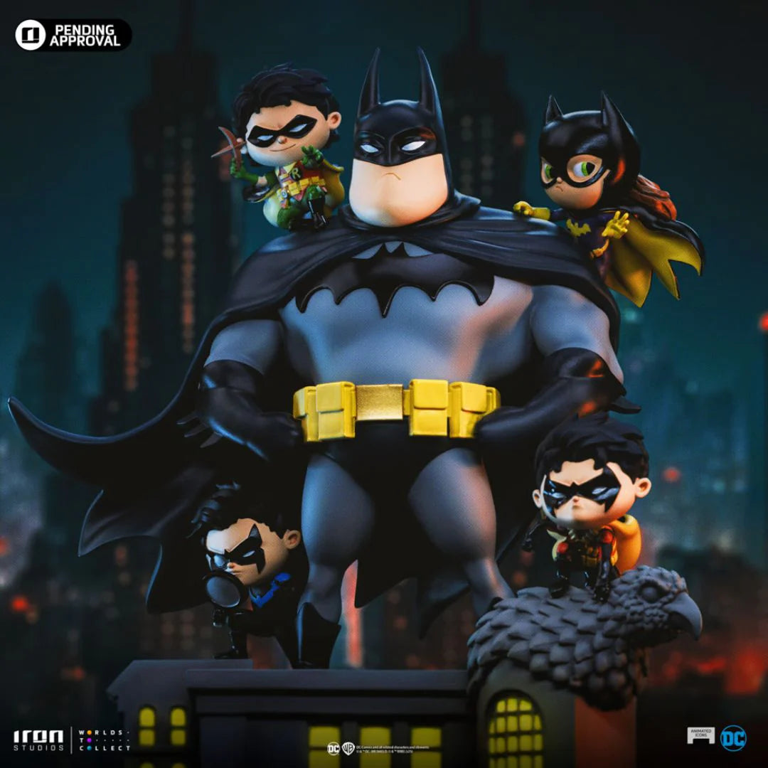 Batman Family Animated Icons Statue By Iron Studios