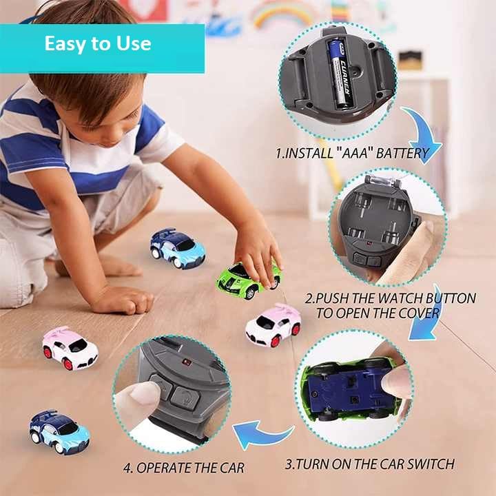 Adium Remote Control Car Watch Toy (Buy One Get One Free)