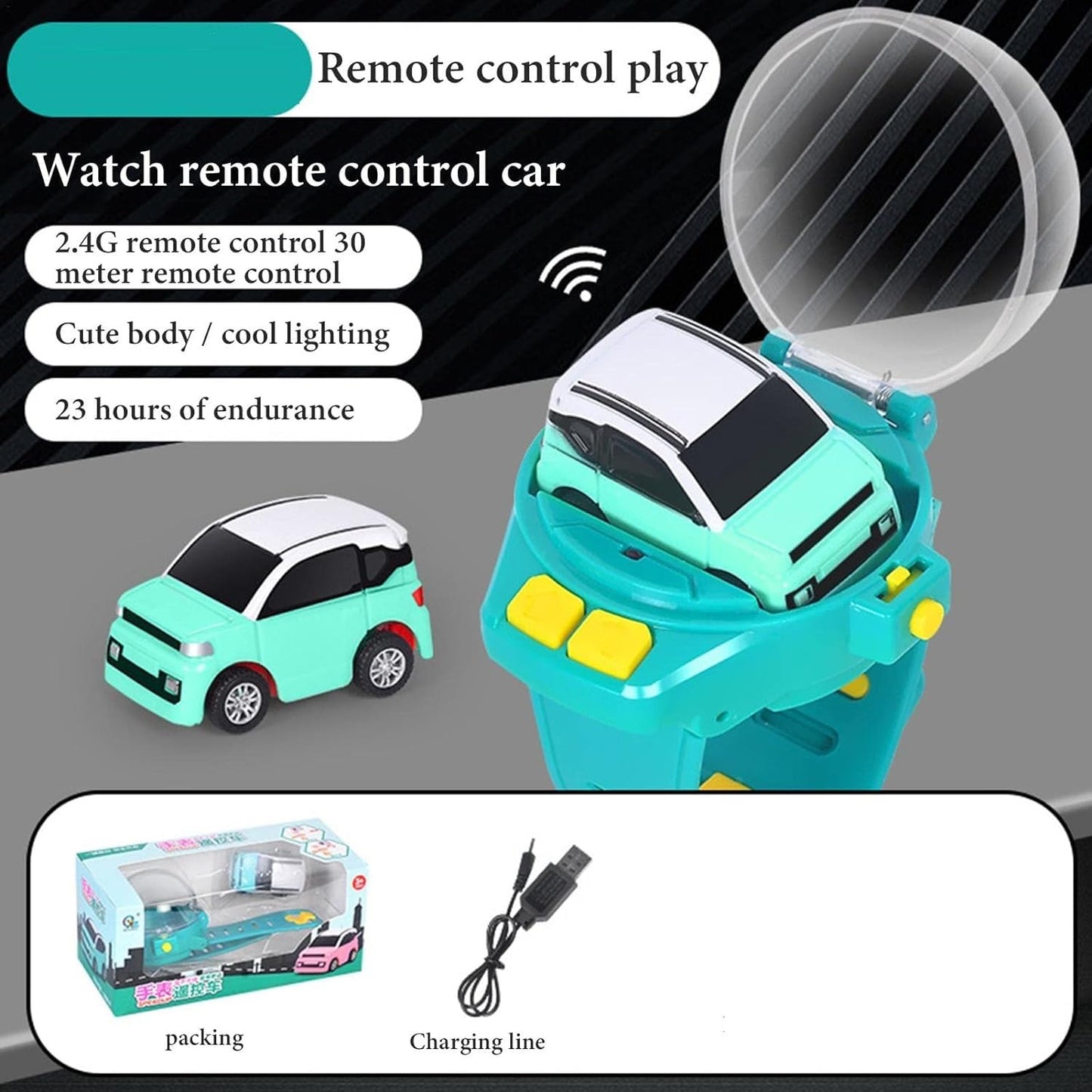 Adium Remote Control Car Watch Toy (Buy One Get One Free)