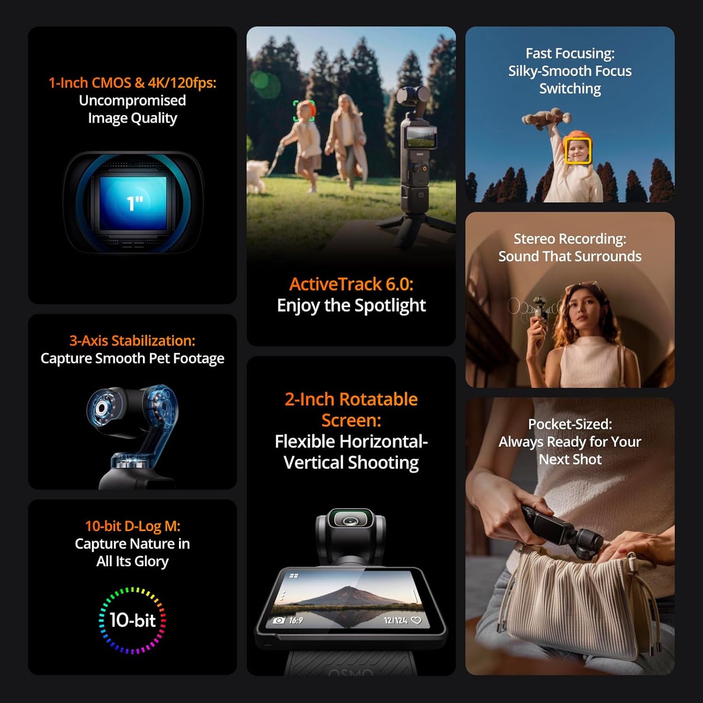 DJI Osmo Pocket 3 – 4K Vlogging Camera
