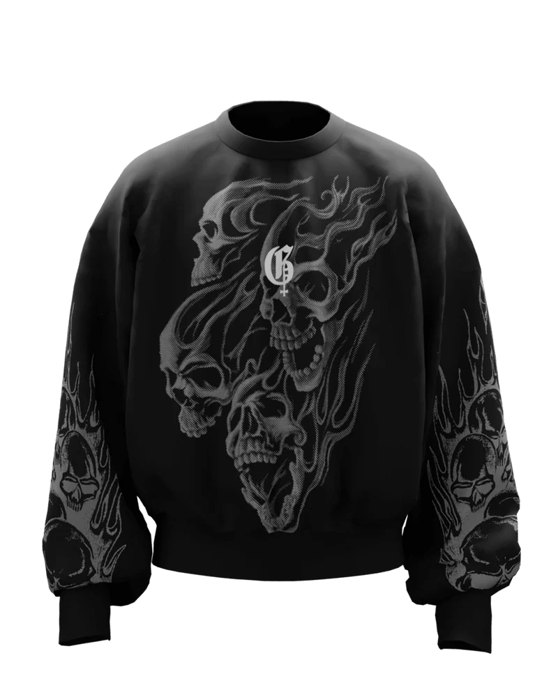 Reaper Boxy Long Sleeves Sweatshirt