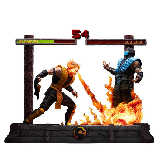 Scorpion Fatality Mortal Kombat Statue By Iron Studios